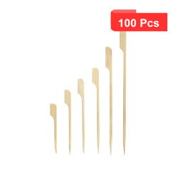 100 Pcs - Pique bambou "Teppo Gushi" - 9 cm, idéal pour vos présentations