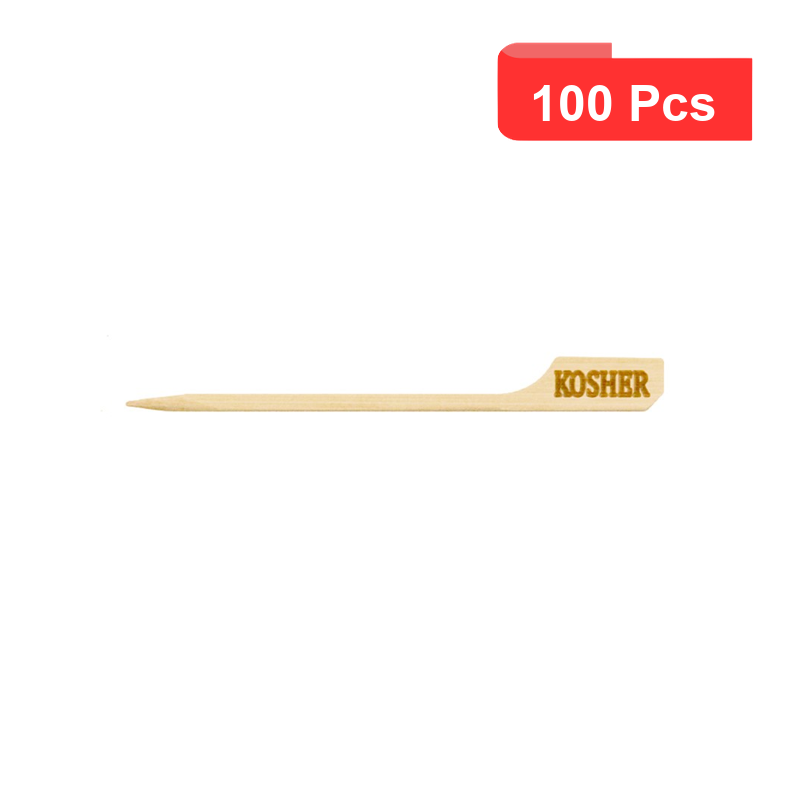 100 Pcs - Pique bambou "Teppo Gushi" casher - 9 cm, idéal pour service élégant 100 Pcs - Pique bambou "Teppo Gushi" casher - 9 cm, idéal pour service élégant