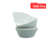1000 Pcs - Caissette papier de cuisson ronde ingraissable - Diam: 3,9 cm, Hauteur: 2,5 cm