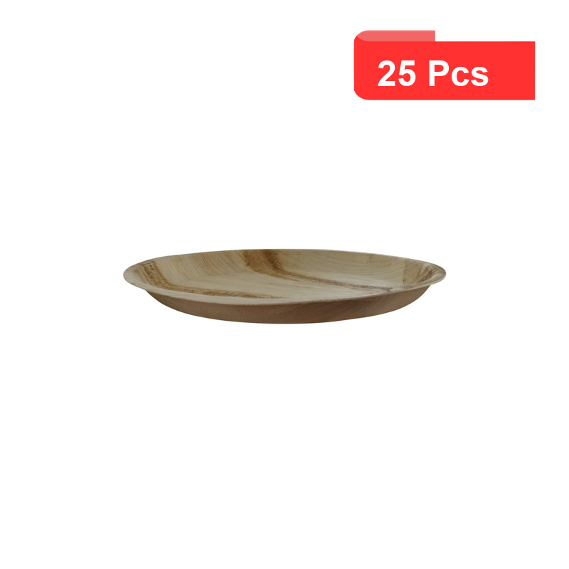 25 Pcs - Assiette ronde en palmier - Diam: 30 cm, Hauteur: 3,5 cm 25 Pcs - Assiette ronde en palmier - Diam: 30 cm, Hauteur: 3,5 cm