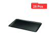 25 Pcs - Plateau carton double face or/noir - 28 x 42 cm, idéal pour service élégant