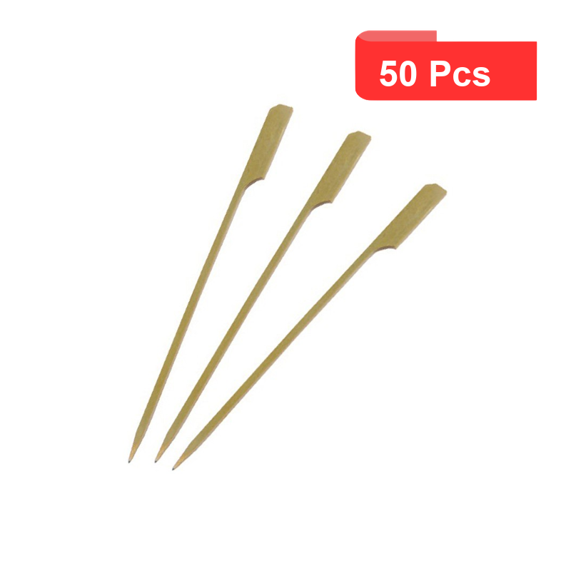 50 Pcs - Pique bambou "Teppo Gushi" - 12,1 cm x 0,9 cm x 0,3 cm 50 Pcs - Pique bambou "Teppo Gushi" - 12,1 cm x 0,9 cm x 0,3 cm