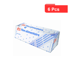 6 Pcs - Film alimentaire PVC - 300 M, 30 cm - Boîte distributrice