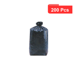 200 Pcs - Sac poubelle noir - 110 L, 37 cm x 30 cm x 107 cm