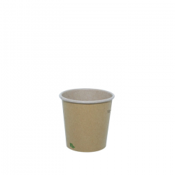 Gobelet Carton Kraft "Zen" L: 6,2 cm l: 4,5 cm H: 6,2 cm