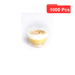 1000 Pcs - Verrine plastique ronde transparente "Bodega" - 200 ml, Diam: 7,8 cm, Hauteur: 5,8 cm