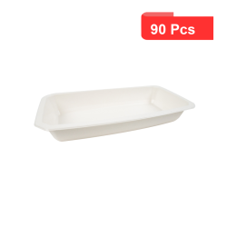 90 Pcs - Barquette scellable PLA "Gastronorme" 1/3 - 325x172 mm, Hauteur: 48 mm
