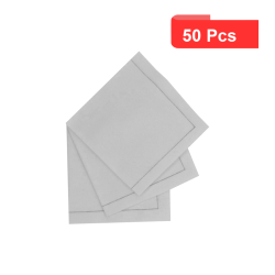 50 Pcs - Serviette de table coton crème - 400 x 395 mm, idéale pour horeca
