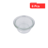 6 Pcs - Bocal en verre Weck Bokocook - Ø100 mm, 110 mm, Hauteur: 58 mm