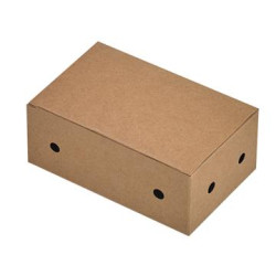 50 Pcs - Boîte Kraft 6 Nuggets 114x73mm H45mm