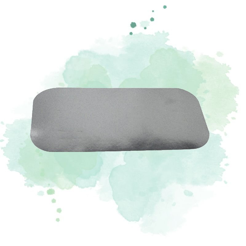 50 Pcs - Opercule carton pour barquette aluminium - 19,2 x 9,8 cm 50 Pcs - Opercule carton pour barquette aluminium - 19,2 x 9,8 cm