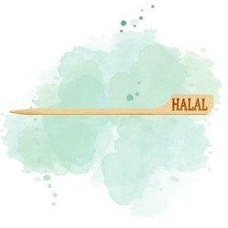100 Pcs - Pique bambou "Teppo Gushi" - Halal, 9 cm