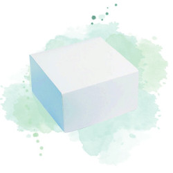 50 Pcs - Boîte pâtissière carton blanche - 18 x 18 cm, Hauteur: 5 cm