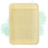 20 Pcs - Plateau rectangulaire en bois "Scandinavie" - 26,5 x 21,5 x 2 cm