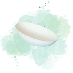 30 Pcs - Mise en bouche blanche en pulpe - 8 x 5,2 cm x 2,9 cm