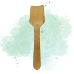 Cuillère à glace bois 9,5 cm x 100 unités