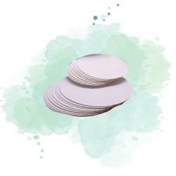 100 Pcs - Support pizza carton rond - Ø270 mm, idéal pour service rapide