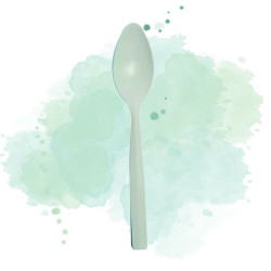 100 Pcs - Cuillère PSM et PP - 16,5 cm, légère et résistante