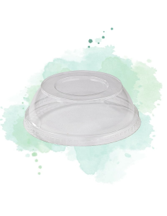 50 Pcs - Couvercle PET transparent dôme - Diam: 11,7 cm, Hauteur: 4 cm 2