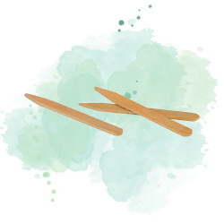 1000 Pcs - Pic sandwich en bois - 5 cm, Idéal pour service restauration