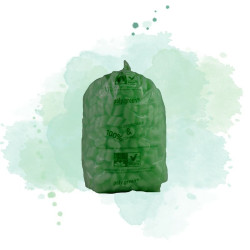 20 Pcs - Sac poubelle vert - 80000 ml, 42 cm x 18,5 cm x 80 cm