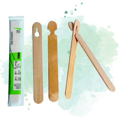 100 Pcs - Baguette en bois pour débutant - 15 cm, vendue par paire