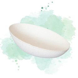 12 Pcs - Mise en bouche pulpe "Eggster" - 5,5 x 8 x 8 cm, parfait pour présentation