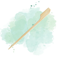 100 Pcs - Pique bambou Teppo Gushi - 15 cm, Idéal pour cocktails