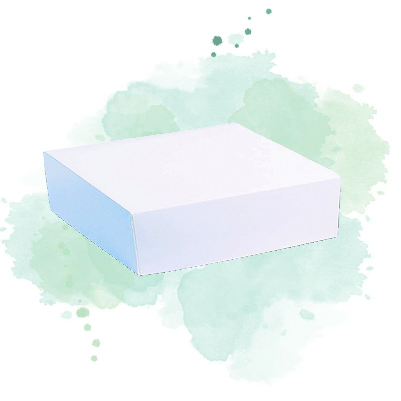 50 Pcs - Boîte pâtissière carton blanche - 23 x 23 cm, Haute: 5 cm 50 Pcs - Boîte pâtissière carton blanche - 23 x 23 cm, Haute: 5 cm