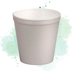 1000 Pcs - Gobelet isotherme blanc en plastique - 90 ml, Hauteur: 47 mm