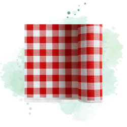5 Pcs - Juponnage non-tissé vichy 4 000x720mm
