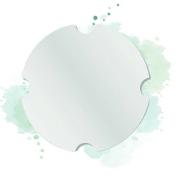 100 Pcs - Disque de fermeture en carton blanc - Adapté pour seau à poulet