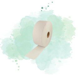 6 Pcs - Papier toilette 2 plis microgauffré - 270x270 mm, Hauteur: 80 mm