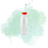 220 Pcs - Bouteille transparente en plastique PET - 330 ml, Ø: 61 mm, Hauteur: 161 mm