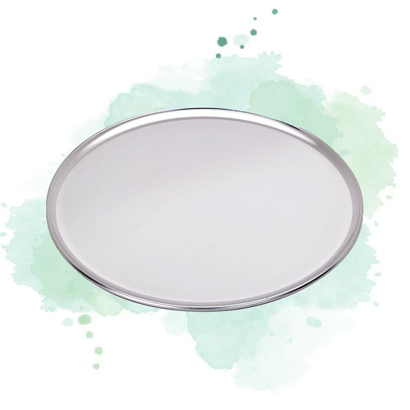 12 Pcs - Plateau aluminium pour pizza - Ø355,6 mm, Hauteur: 8 mm 12 Pcs - Plateau aluminium pour pizza - Ø355,6 mm, Hauteur: 8 mm