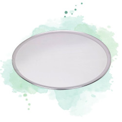 12 Pcs - Plateau en aluminium pour pizza - Ø508 mm, Hauteur: 8 mm