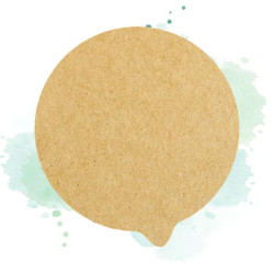 500 Pcs - Opercover Kraft - Diamètre: 190 mm, Idéal pour l'horeca