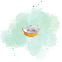 20 Pcs - Pot aluminium H68mm - 2500 ml, couleur élégante, idéal horeca