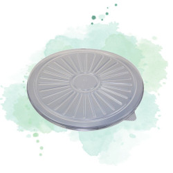 20 Pcs - Couvercle translucide PP pour pot 210LU250