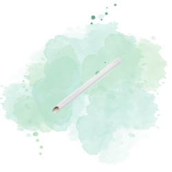 140 Pcs - Paille biseautée blanche pour Bubble Tea - 12 mm, emballage individuel