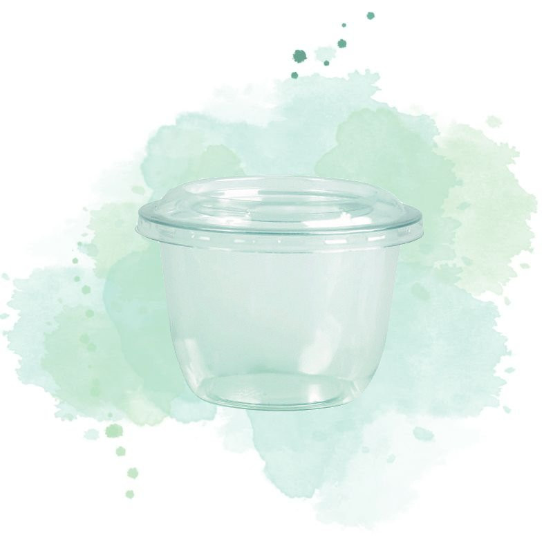 50 Pcs - Pot à dessert plastique PET transparent