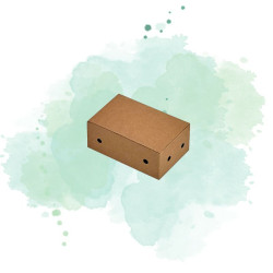 50 Pcs - Boîte Kraft 6 Nuggets 114x73mm H45mm