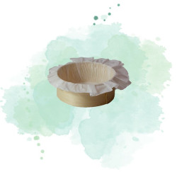 10 Pcs - Bake-a-ring - Anneau de cuisson avec papier cuisson intégré H47mm 490ml