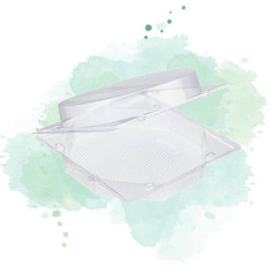 120 Pcs - Boîte blister plastique transparente - 26 cm, 315x315 mm, Hauteur: 110 mm