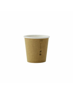 50 Pcs - Gobelet carton "Nature Cup" - 90 ml, Hauteur:...