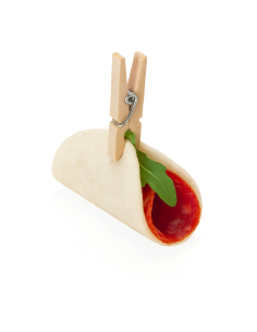 100 Pcs - Mini pinces à linge en bois - 2,5 cm