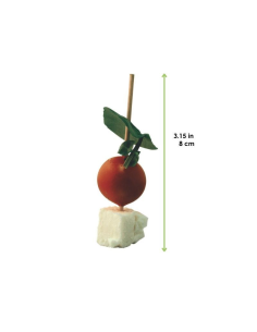 1000 Pcs - Pic olive en bois 8 cm 2