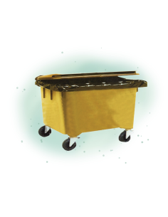 100 Pcs - Doublure container noir - 900 H1, 250 mm, 120000 ml 2