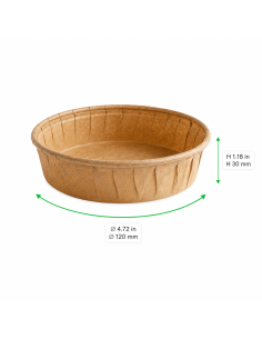 50Pcs - Moule de cuisson Ø120mm H30mm 2