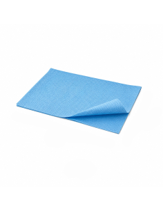 25 Pcs - Lavette jetable bleue - 50 cm x 30 cm, haute absorption, pratique horeca